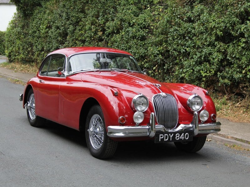 Jaguar XK150 3.8 FHC - UK car, special order Pippen Red