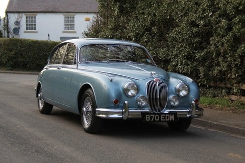 1963 Jaguar MKII 3.4 Manua lO/D, 28500 miles, matching numbers VERKAUFT