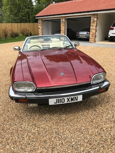 1992 Lovely V12 early facelift XJS convertible SOLD