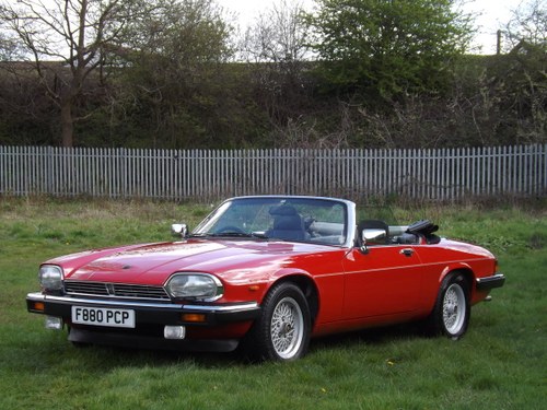 1988 Jaguar XJS V12 Convertible - Just 37,000 miles only For Sale by Auction
