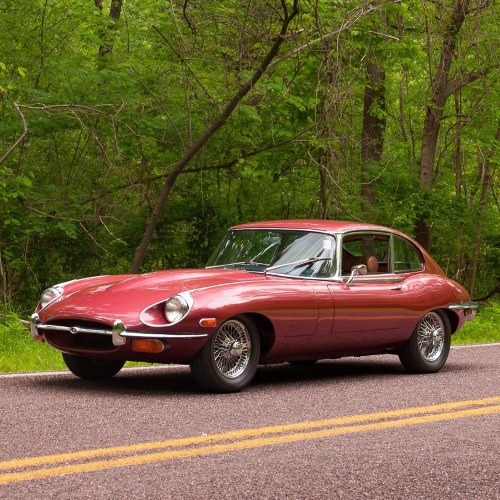 1969 Jaguar E-Type 4.2 Series II 2+2 = Red(~)Tan LHD $49.9k For Sale