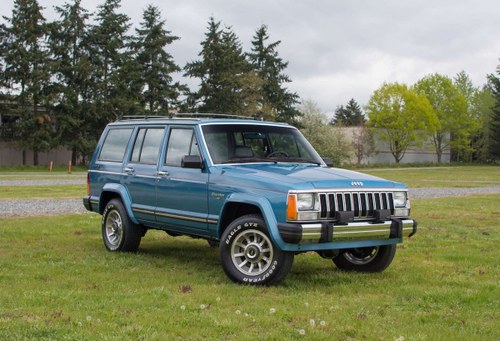 1987 Jeep Cherokee Laredo 4x4 = Rare Manual Blue $23.7k For Sale