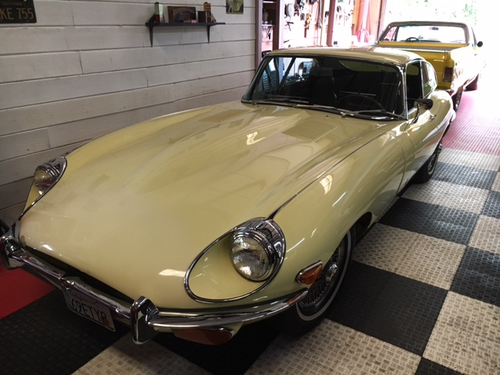 1969 Jaguar E Type Coupe = Clean Yellow(~)Brown LHD $obo In vendita