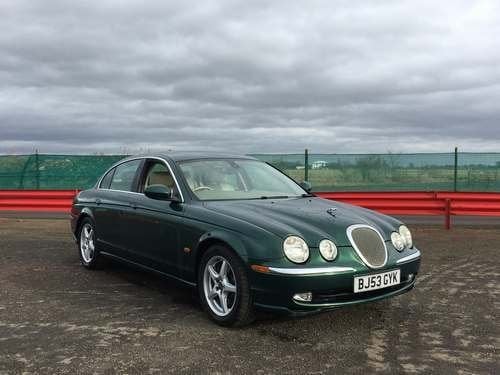 2003 Jaguar S-Type V8 **WITHOUT RESERVE** at Auction 17th August For Sale by Auction