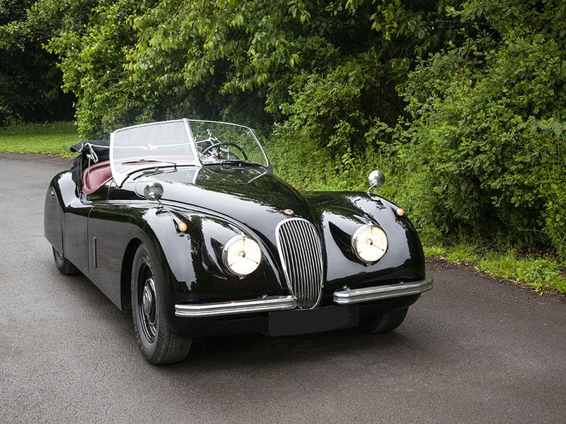 1952 JAGUAR XK120 DROP HEAD COUPE LHD In Beamish Auction Jul
