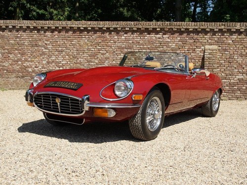 1973 Jaguar E-Type Series 3 V12 Convertible with AC For Sale