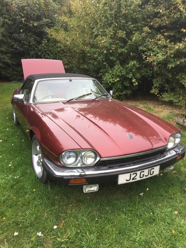 1991 XJS V12 HE Convertible - Barons Tuesday 16th July 2019 For Sale by Auction
