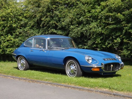 1973 Jaguar E-Type FHC V12 Auto UK RHD Superb Condition In vendita all'asta