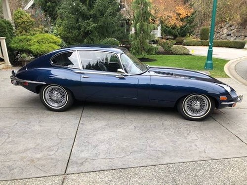 1971 Jaguar E-Type Series 2 Coupe = Blue driver Auto $65k For Sale