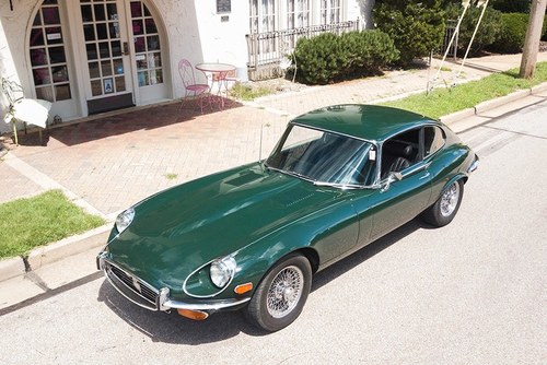 1971 Jaguar E-Type Coupe Series III 2+2 V12 4-speed AC Green $84. In vendita