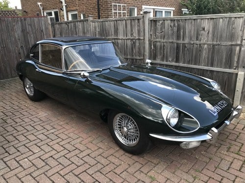 1970 Jaguar E type 4.2 manual with overdrive. For Sale