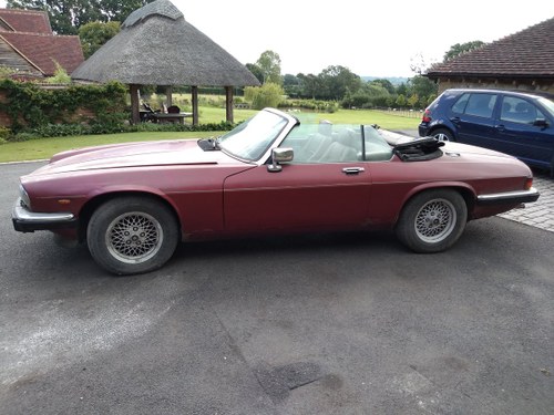 1988 Jaguar XJS V12 Convertible VERKOCHT