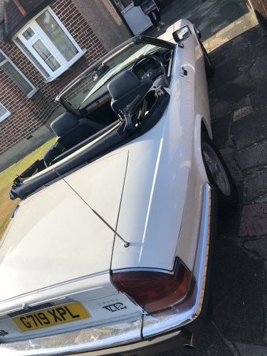 1989 XJS V12, White Convertible,  MOT Aug 2020 For Sale
