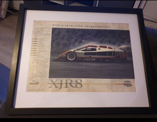 1987 Jaguar XJR8 Advert Original  SOLD
