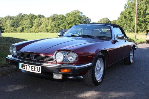 Jaguar XJS V12 Convertible 1991- To be auctioned 25-10-19 In vendita all'asta