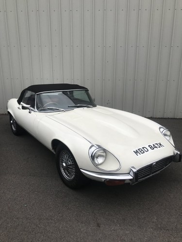 1972 Jaguar E Type Series III Roadster Manual for auction. For Sale by Auction