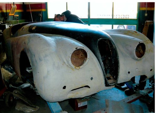 1953 XK 120 road chassis and body In vendita
