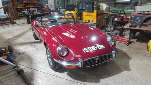**REMAINS AVAILABLE** 1972 Jaguar E Type Series III Roadster For Sale by Auction