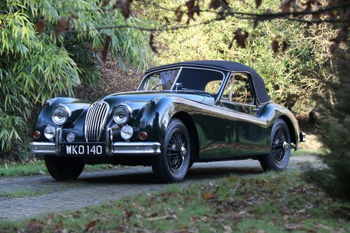 1956 Jaguar XK140 SE DHC with just 36,631 miles from new In vendita