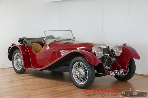 Jaguar SS100 3.5 1936 a very beautiful car For Sale