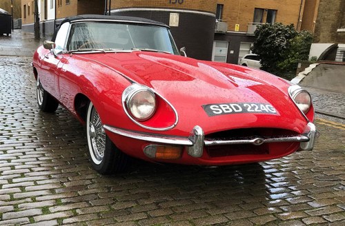 1969 JAGUAR E-TYPE SERIES 2 ROADSTER MANUAL For Sale by Auction