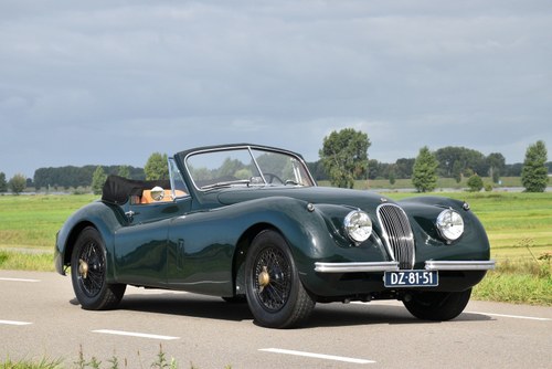 1954 Jaguar XK120DHC SE – Prepared for tall persons For Sale
