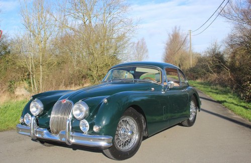 Very charming Jaguar XK 150 FHC 3.4 liter from 1957 For Sale