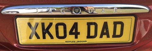 Number plate - XK 04 DAD For Sale