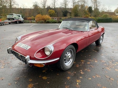 1972 Jaguar E-Type Series III Roadster For Sale by Auction