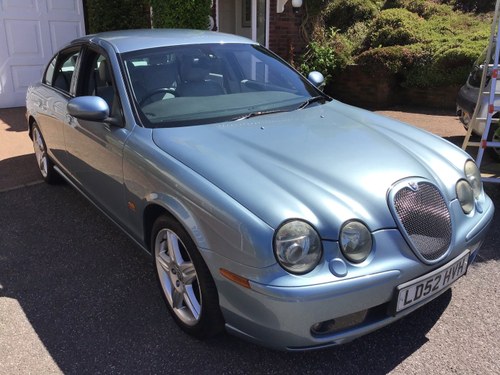 2002 Jaguar S Type R V8 supercharged 30/05/30 For Sale by Auction
