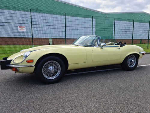 For sale 1973 V12 E Type Roadster. SOLD
