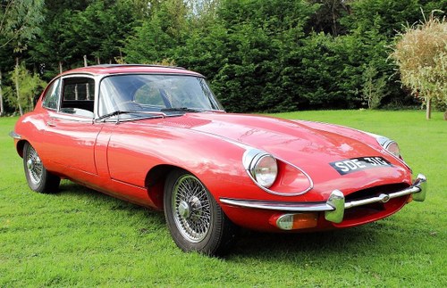 1969 JAGUAR ETYPE SERIES II 4.2 MANUAL FIXED HEAD COUPE For Sale