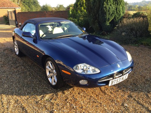 2003 Low mileage XK8 Convertible with Very Good Service History SOLD