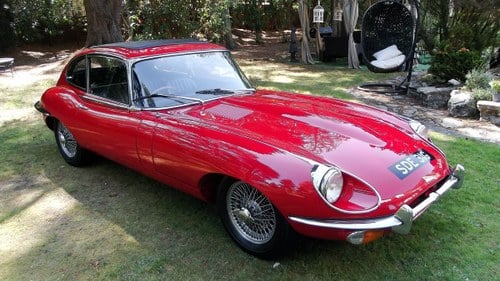 1969 JAGUAR ETYPE SERIES II 4.2 MANUAL FIXED HEAD COUPE SOLD