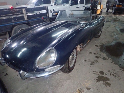 For sale E type Roadster project. 1964 3.8 Matching numbers. SOLD