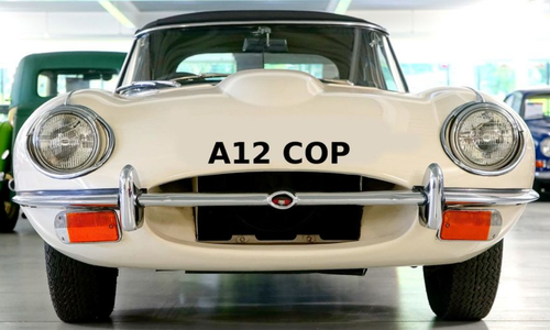 Number Plate: A12 COP (Car Not Included) In vendita