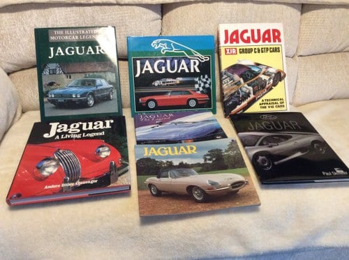 Seven Jaguar Books For Sale