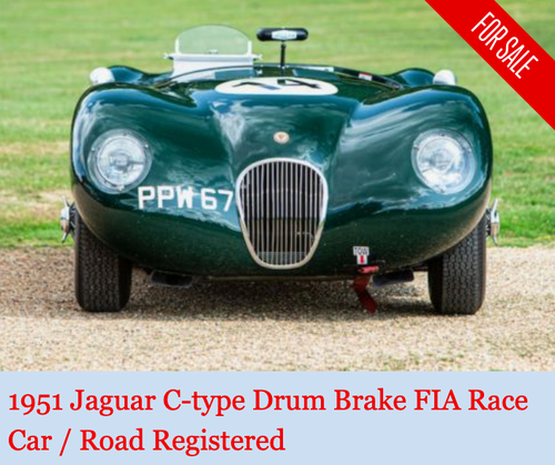 1951 Jaguar C-type TOOL ROOM FIA race car For Sale