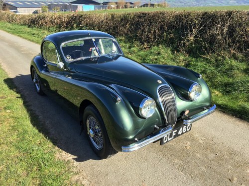 XK120FHC Supplied new By Henlys of London to Patsy Burt 1954 SOLD