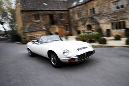 1972 Rent a classic Jaguar E Type convertible in the Cotswolds For Sale