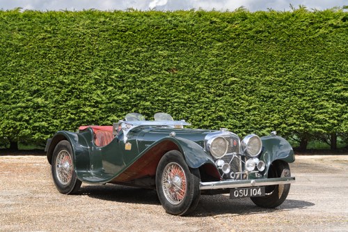 1937 Jaguar SS100 2 12 Litre VENDUTO