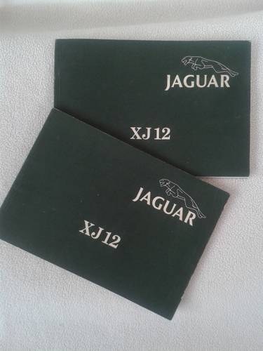 1970 Jaguar XJ12 series III saloon driver's handbook For Sale