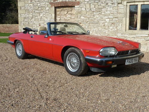 XJS Convertible V12 1988  Full Service History  For Sale