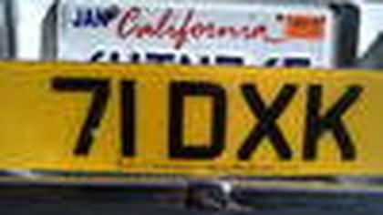 710 XK Rare Cherished plate for SALE. Ideal for all XK Model