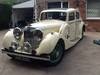 1937 Jaguar SS 2.5 litre Coupe Cream/Green Leather VENDUTO