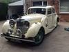1937 Jaguar SS 2.5 litre Coupe Cream/Green Leather VERKAUFT