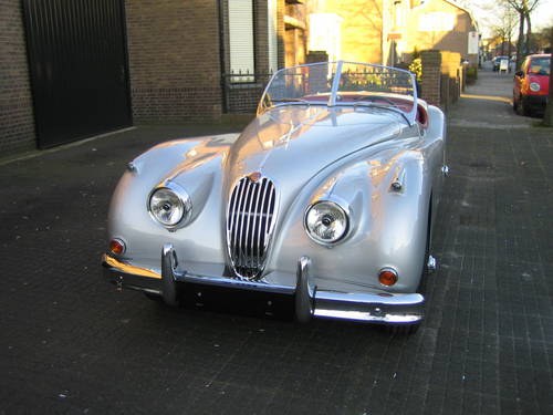 1956 JAGUAR XK 140 ROADSTAR VERKAUFT