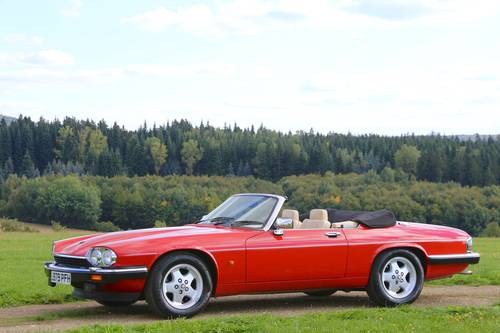 1992 XJS V12 Convertible, 43000 Miles, Signal Red For Sale