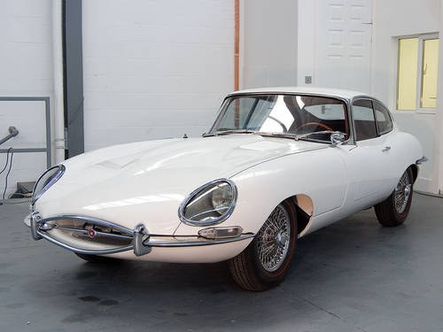 1963 Jaguar E-type 3.8 FHC in White For Sale