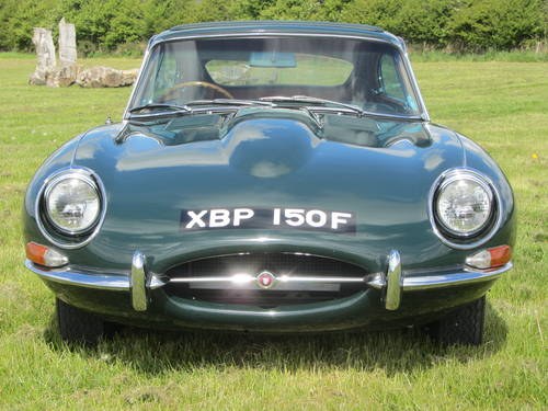 1968 Jaguar E-Type fixed head coupe 4.2 5 speed Eagle 'box In vendita